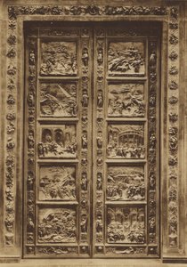 Florenz: Baptisterium, Das Hauptportal, Lorenzo Ghiberti von Italian Photographer