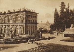 Florenz: Palazzo Pitti, Rückseite von Italian Photographer