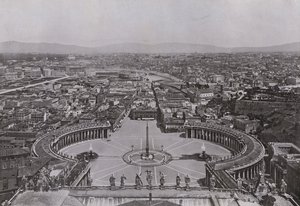 Italien: Rom, Panorama vom Kuppel von St. Peter von Italian Photographer