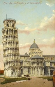 Schiefer Turm von Pisa und Pisa-Kathedrale von Italian Photographer