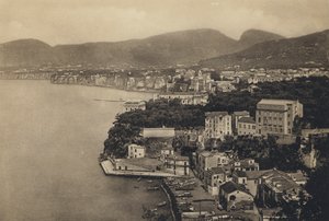 Neapel: Sorrent, Panorama mit der Marina Grande von Italian Photographer