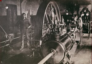 Fotografie einer der ersten italienischen Industrien