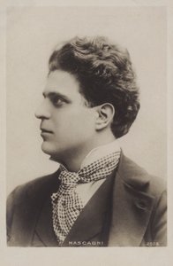 Pietro Mascagni, italienischer Komponist von Italian Photographer