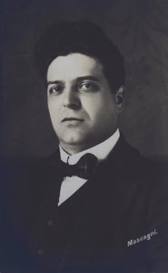 Pietro Mascagni, italienischer Komponist der Oper Cavalleria Rusticana