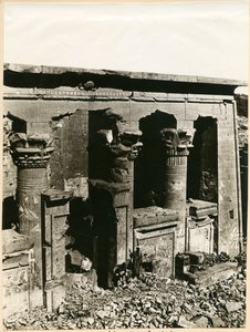 Pronaos des Tempels von Mandulis, Kalabsha, Ägypten, Fotografie von Antonio Beato