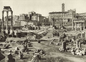 Forum Romanum und Basilika Julia von Italian Photographer