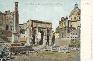 Rom, Italien, Arco Di Settimio Severo, La Colonna Di Foca von Italian Photographer