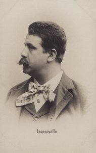 Ruggero Leoncavallo, italienischer Komponist von Italian Photographer