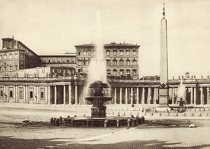 Petersplatz und Vatikanpalast von Italian Photographer