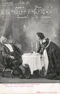 Szene aus Tosca von Italian Photographer