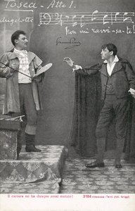 Szene aus Tosca von Italian Photographer