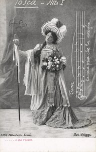Szene aus Tosca von Italian Photographer