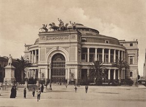 Sizilien: Politeama Garibaldi, Arch Damiani von Italian Photographer
