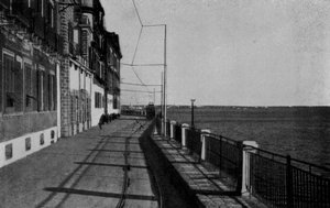 Taranto, Corso Vittorio Emanuele (s/w Foto) von Italian Photographer