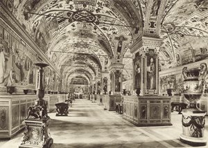 Die Vatikanische Bibliothek, Erste Halle von Italian Photographer
