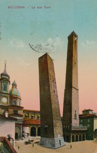 Die zwei Türme in Bologna, Italien von Italian Photographer