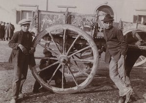 Typischer sizilianischer Karren, 1920 von Italian Photographer