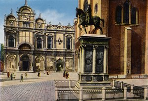 Venedig: Denkmal für B. Colleoni von Italian Photographer
