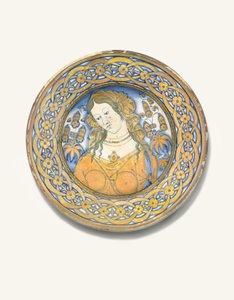 Ein Deruta Bella Donna Teller, ca. 1500-30