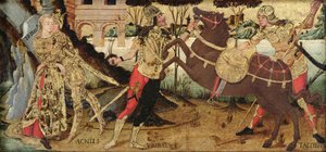 Achilles verabschiedet sich von Briseis, umbrische Schule von Italian School