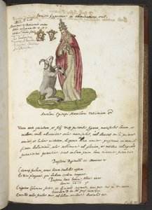 Prophezeiungen und Bilder des fünfzehnten Papstes, von Joachim von Fiore von Italian School