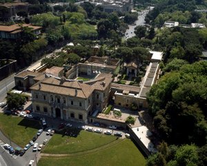 Luftaufnahme der Villa Giulia in Rom, Italien von Italian School