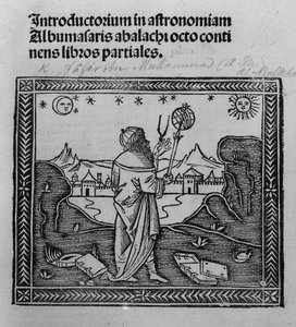 Ein Astronom beim Sternegucken, aus Introductorium in astronomiam, veröffentlicht in Venedig 1506