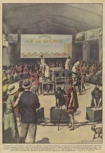 Eine originelle Zeremonie für eine originelle Verlosung