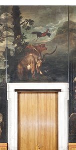 Tiere, Mythos von Orpheus (Detail) von Italian School
