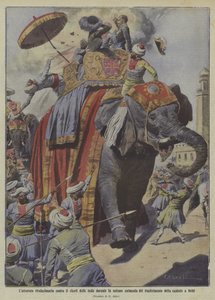 Attentatsversuch auf Lord Hardinge, Vizekönig von Indien von Italian School