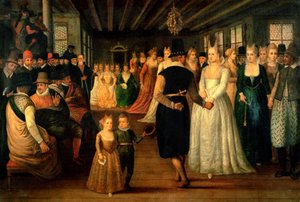 Ball in Venedig zu Ehren ausländischer Besucher, ca. 1580