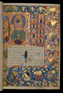 Beatus vir, Christus in Majestät, König David von Italian School