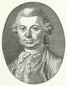 Carlo Gozzi, italienischer Dramatiker (Stich) von Italian School