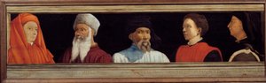 Cassone mit 5 Porträts des Meisters der florentinischen Renaissance von Italian School