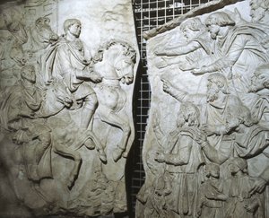 Abguss eines Teils des Reliefs von Trajanssäule, Rom