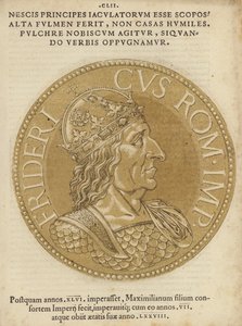 Münze mit dem Bild von Maximilian I. von Italian School