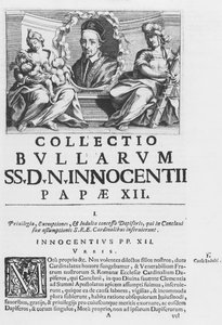 Sammlung der päpstlichen Bullen von Papst Innozenz XII.