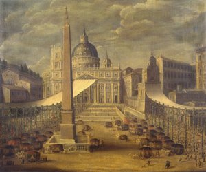Fronleichnamsprozession auf der Piazza San Pietro