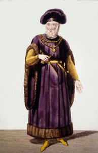 Kostüm für Marino Faliero in der Oper von Gaetano Donizetti von Italian School