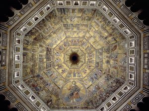 Kuppel des Baptisteriums von San Giovanni von Italian School