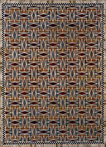Detail von geometrischen Motiven auf einem Louis XVI Tisch von Italian School