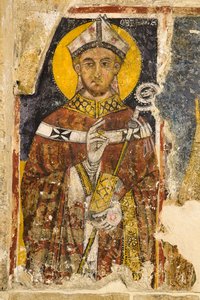 Detail des Triptychons, das San Cataldo darstellt