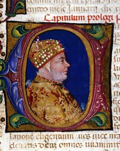 Doge Antonio Venier, illuminiertes Porträt von 1382,