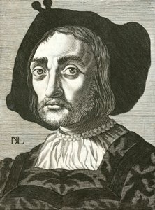 Donato Bramante, italienischer Renaissance-Architekt (Stich) von Italian School