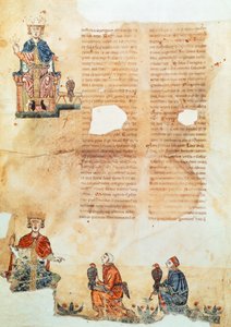 Kaiser Friedrich II. von Hohenstaufen, Illustration aus 