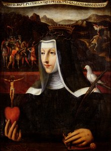 Ex Voto gewidmet der hl. Katharina von Siena (1347-80) von Italian School