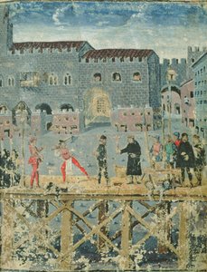 Hinrichtung in Ferrara, aus dem Livre des Condamnés par la Justice