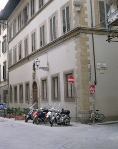 Fassade der Casa Buonarroti von Italian School