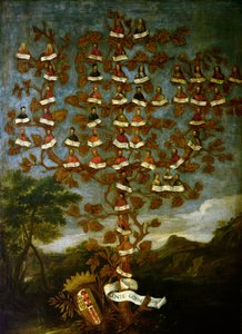 Stammbaum der Familie Cornaro von Italian School