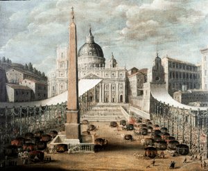 Fronleichnamsfest auf dem Petersplatz in Rom